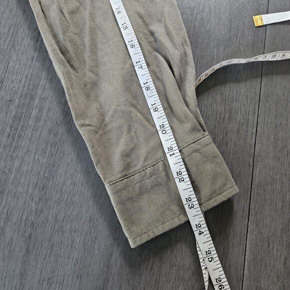 NEW! Kenneth Cole New York Men Techni-Cole Olive Long Sleeve Button Up Size L - Picture 7 of 9